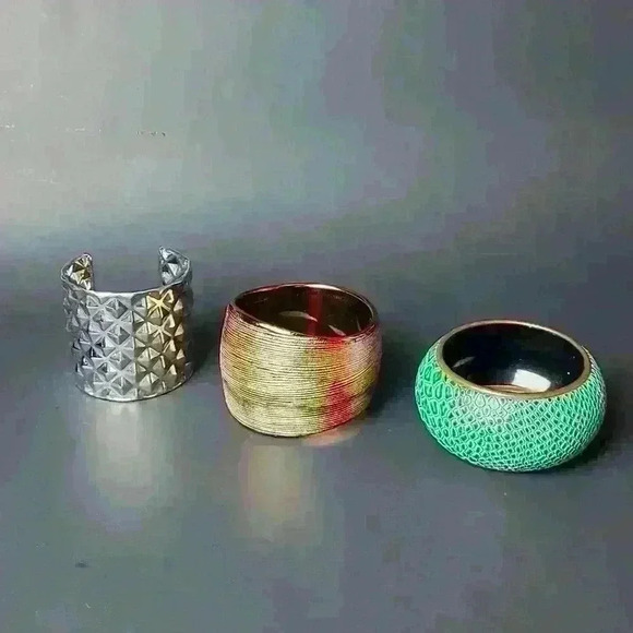 Chunk bracelets bundle of 3 - Picture 4 of 17